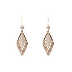 Opal Prism Gold Dangle Earrings